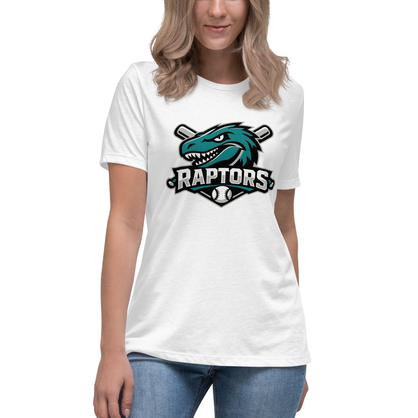 Performance | Women's Relaxed T Shirt | Raptors | Patch Logo