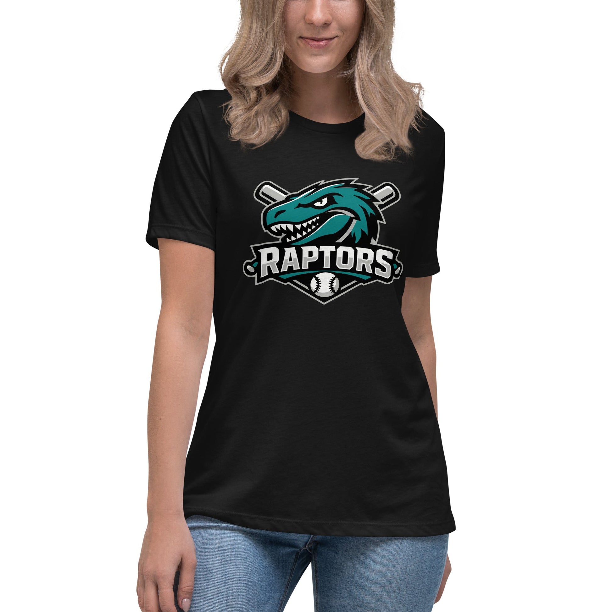 Performance | Women's Relaxed T Shirt | Raptors | Patch Logo