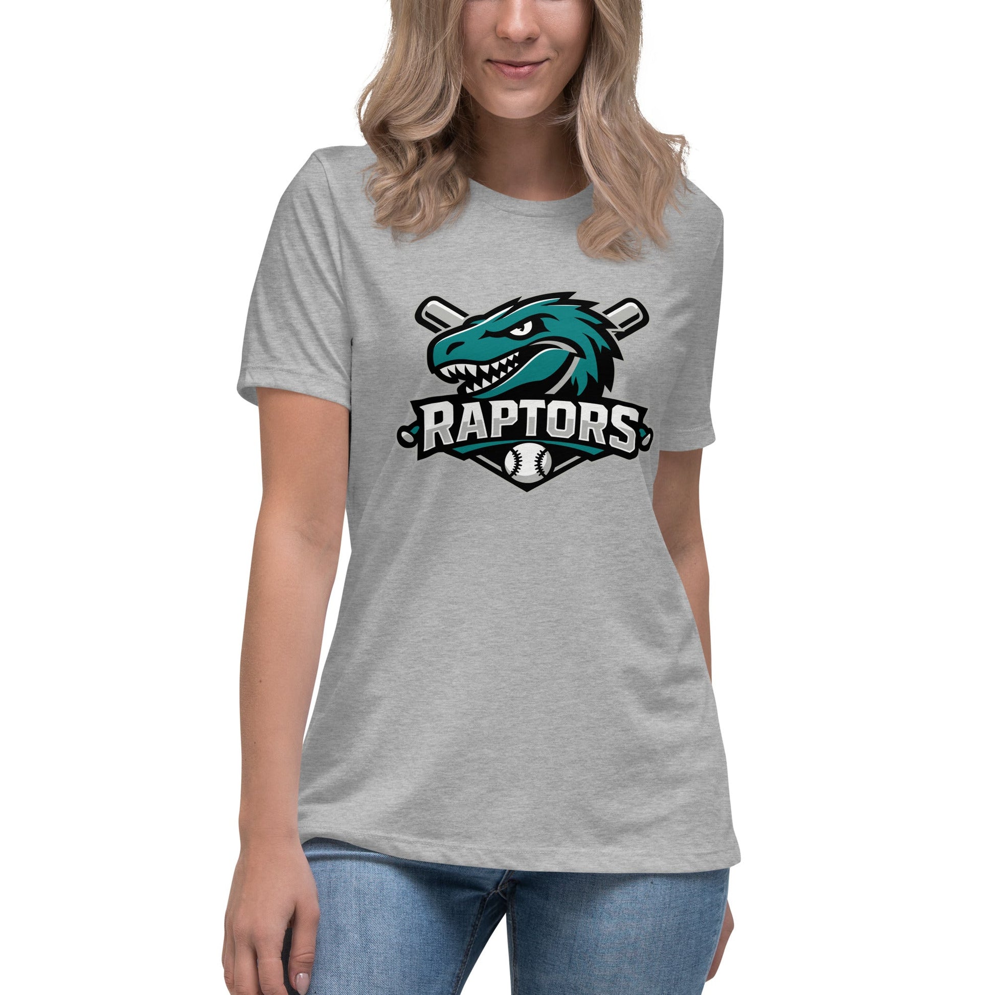 Performance | Women's Relaxed T Shirt | Raptors | Patch Logo