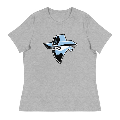 Performance | Women's Relaxed T Shirt | Rebels baseball club | Emblem Logo