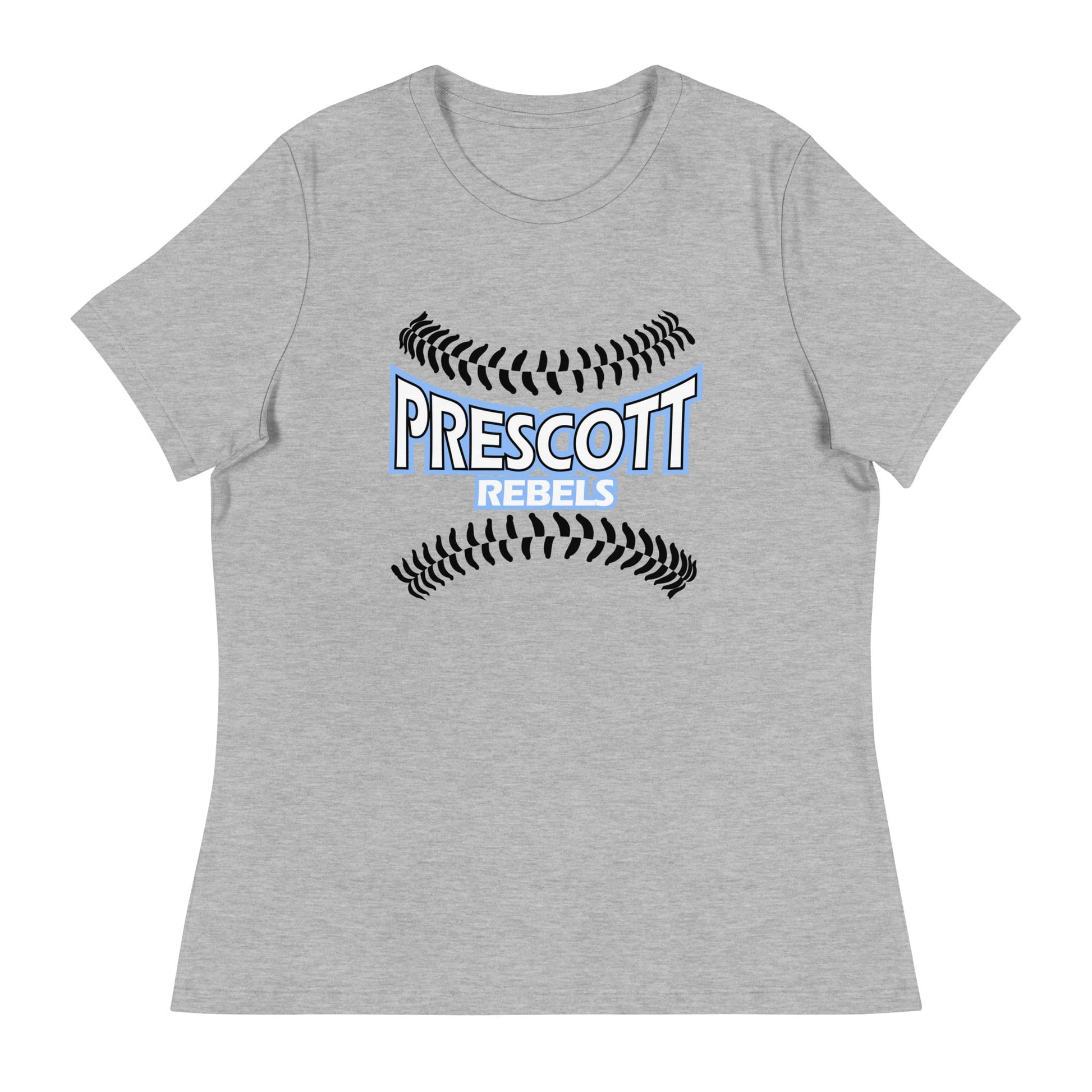 Performance | Women's Relaxed T Shirt | Rebels baseball club | Vanguard Logo