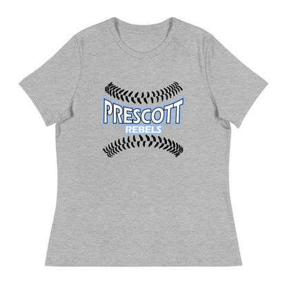 Performance | Women's Relaxed T Shirt | Rebels baseball club | Vanguard Logo