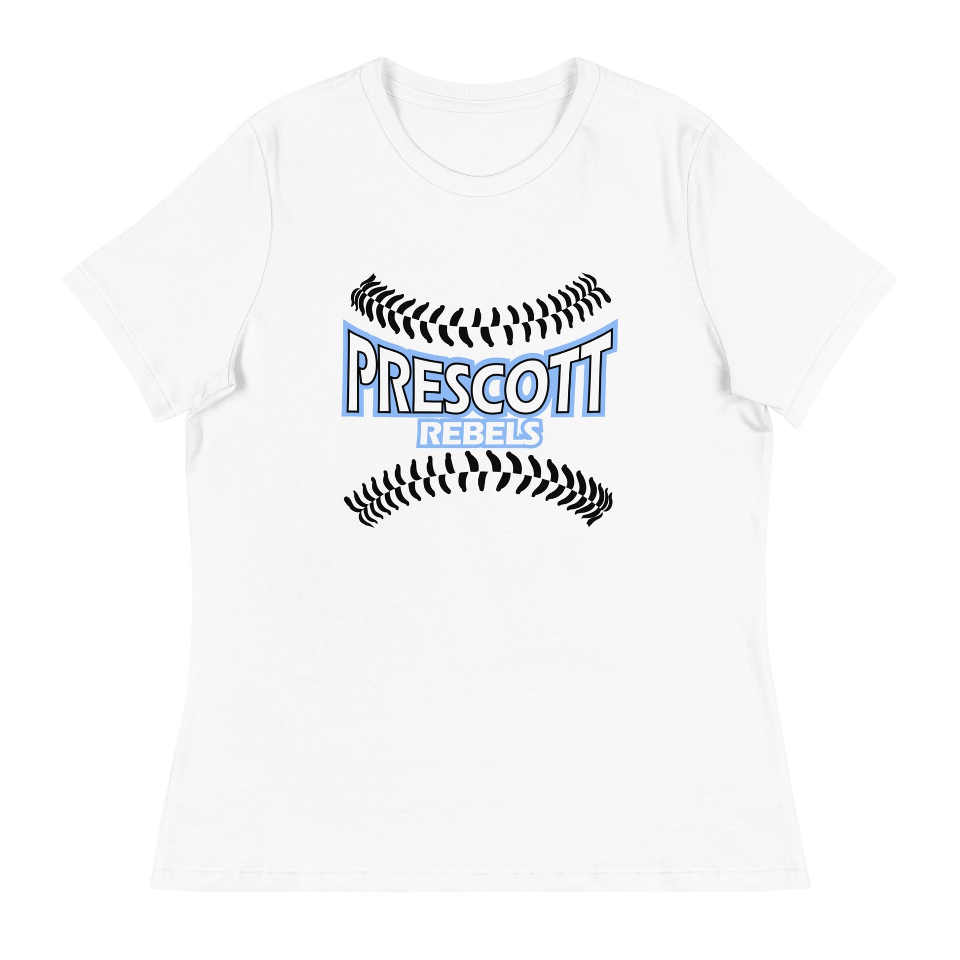 Performance | Women's Relaxed T Shirt | Rebels baseball club | Vanguard Logo