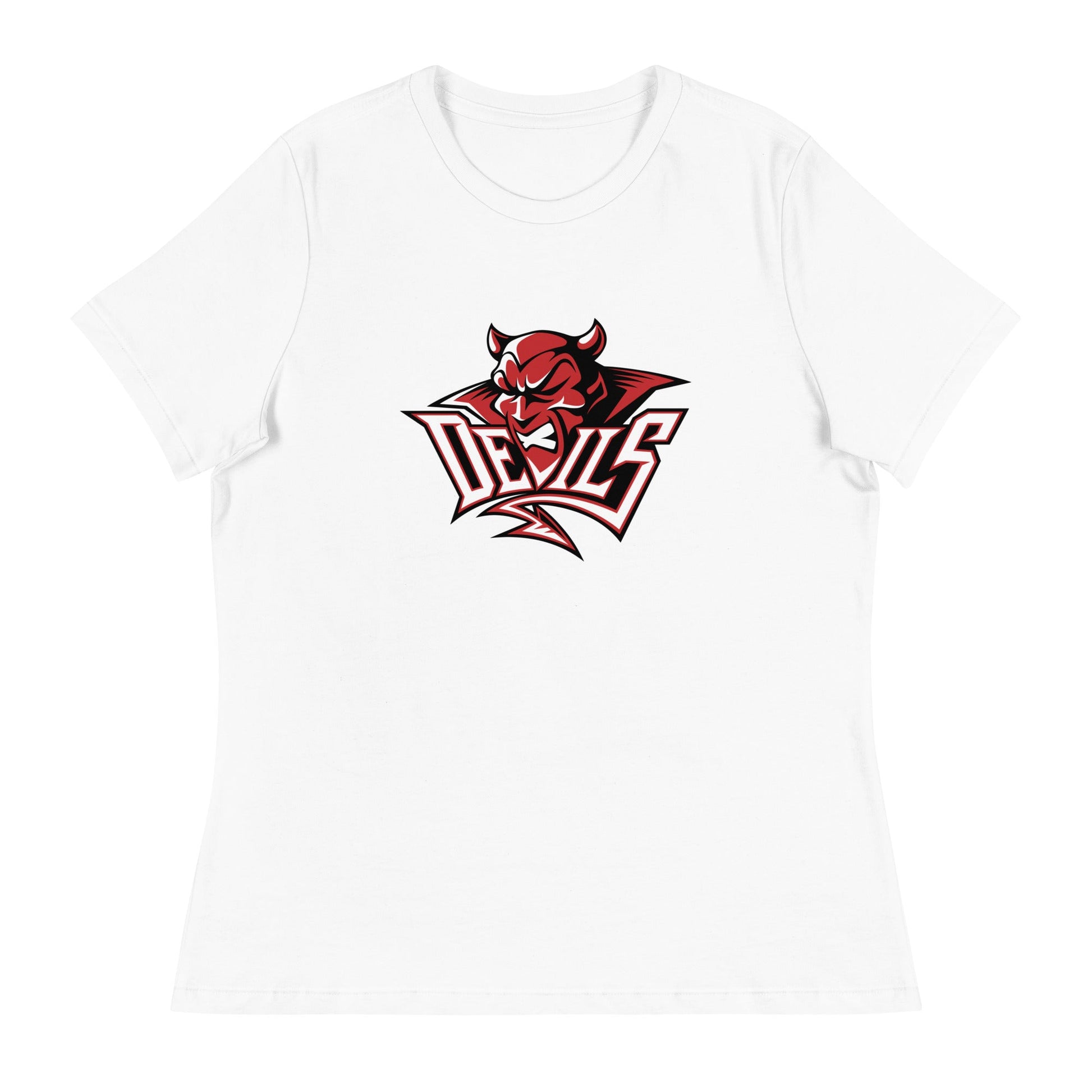 Performance | Women's Relaxed T Shirt | Red Springs Track and Field | Mascot Logo
