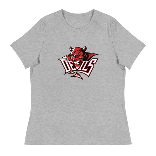 Performance | Women's Relaxed T Shirt | Red Springs Track and Field | Mascot Logo