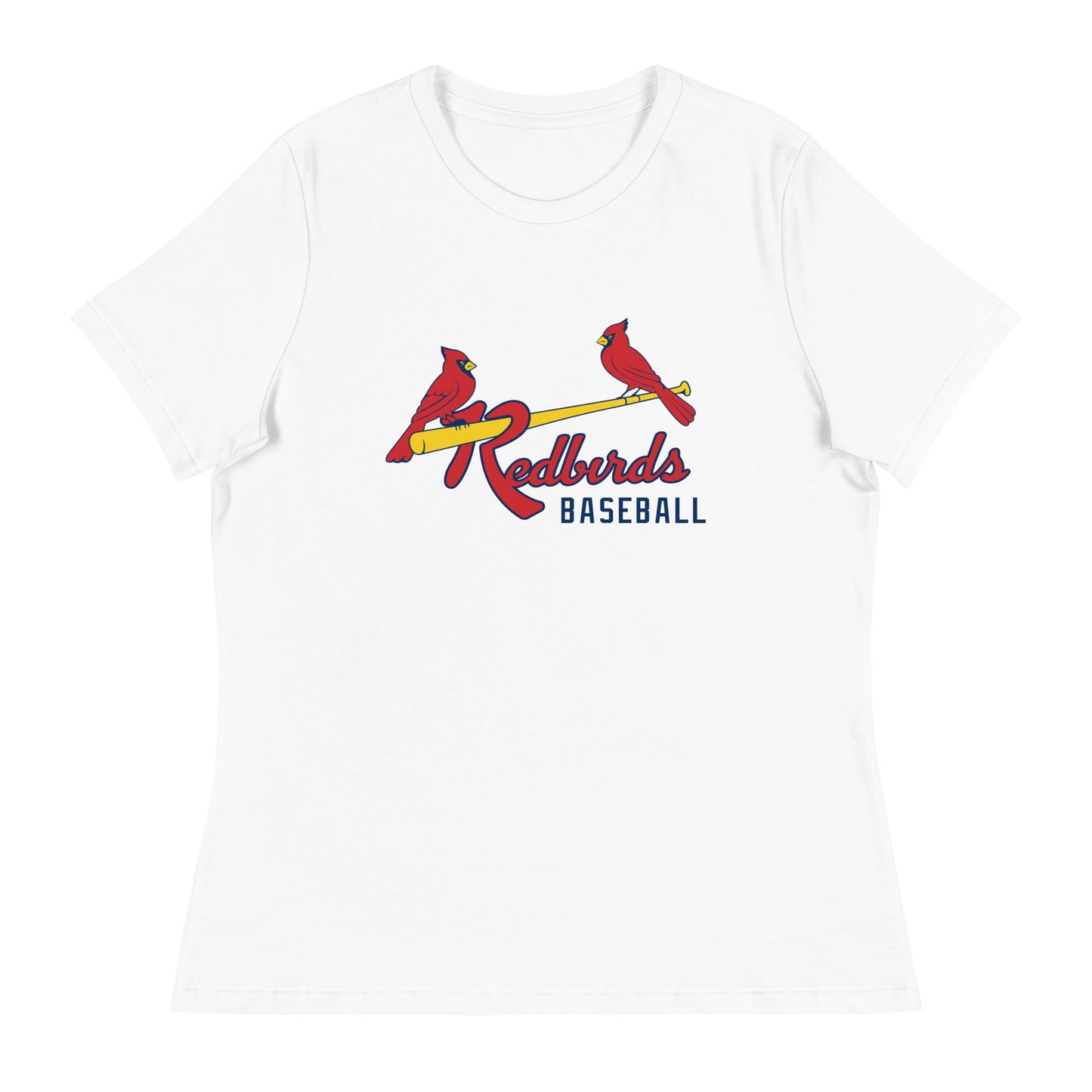Performance | Women's Relaxed T Shirt | Redbirds | Redbirds Logo