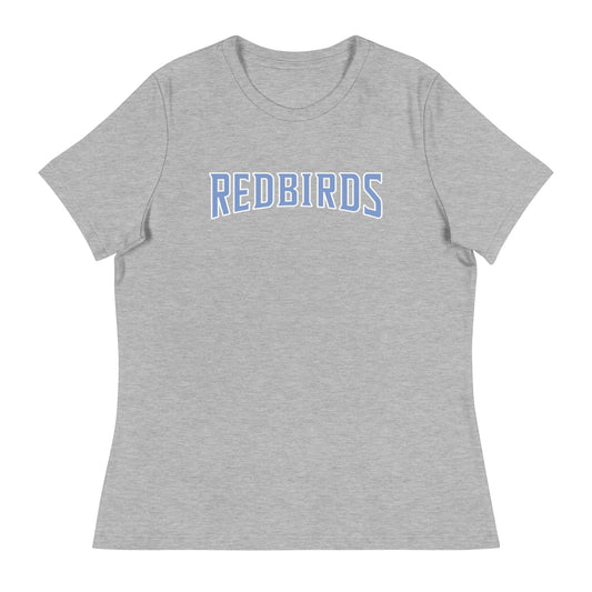 Performance | Women's Relaxed T Shirt | Redbirds | Script Logo