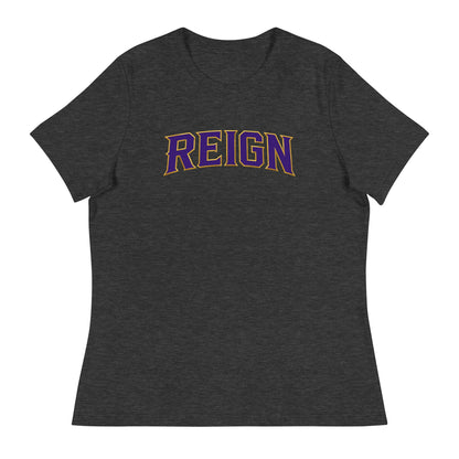 Performance | Women's Relaxed T Shirt | REIGN 10U Softball | Modern Script Logo