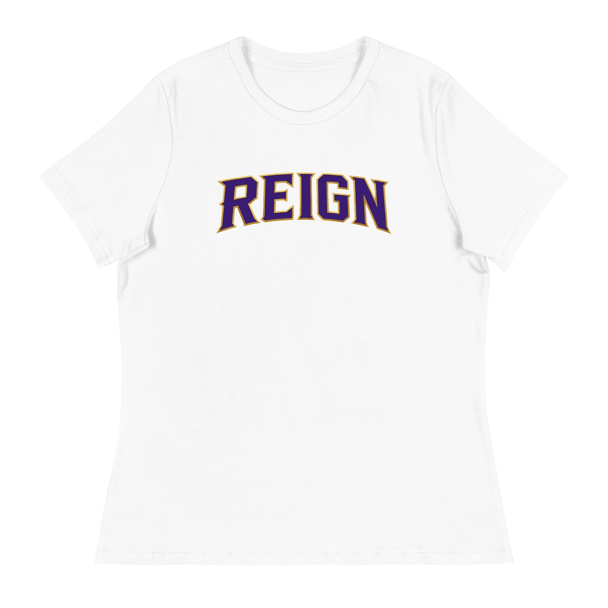 Performance | Women's Relaxed T Shirt | REIGN 10U Softball | Modern Script Logo