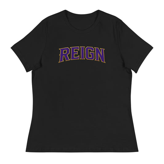 Performance | Women's Relaxed T Shirt | REIGN 10U Softball | Modern Script Logo