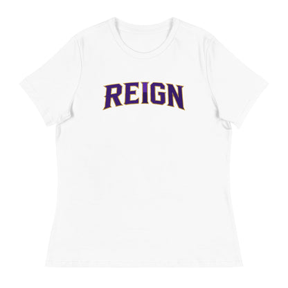 Performance | Women's Relaxed T Shirt | REIGN 10U Softball | Script Logo