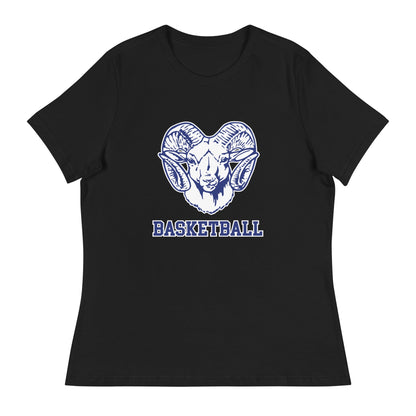 Performance | Women's Relaxed T Shirt | Rensselaer Rams | Basketball Logo