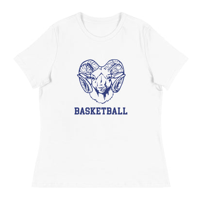 Performance | Women's Relaxed T Shirt | Rensselaer Rams | Basketball Logo