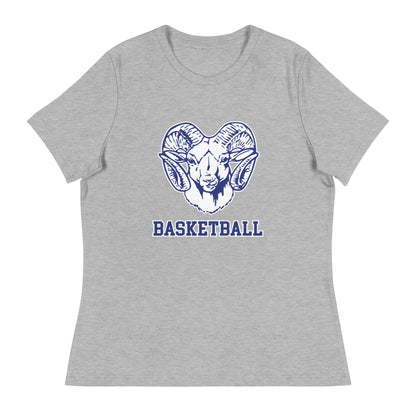 Performance | Women's Relaxed T Shirt | Rensselaer Rams | Basketball Logo
