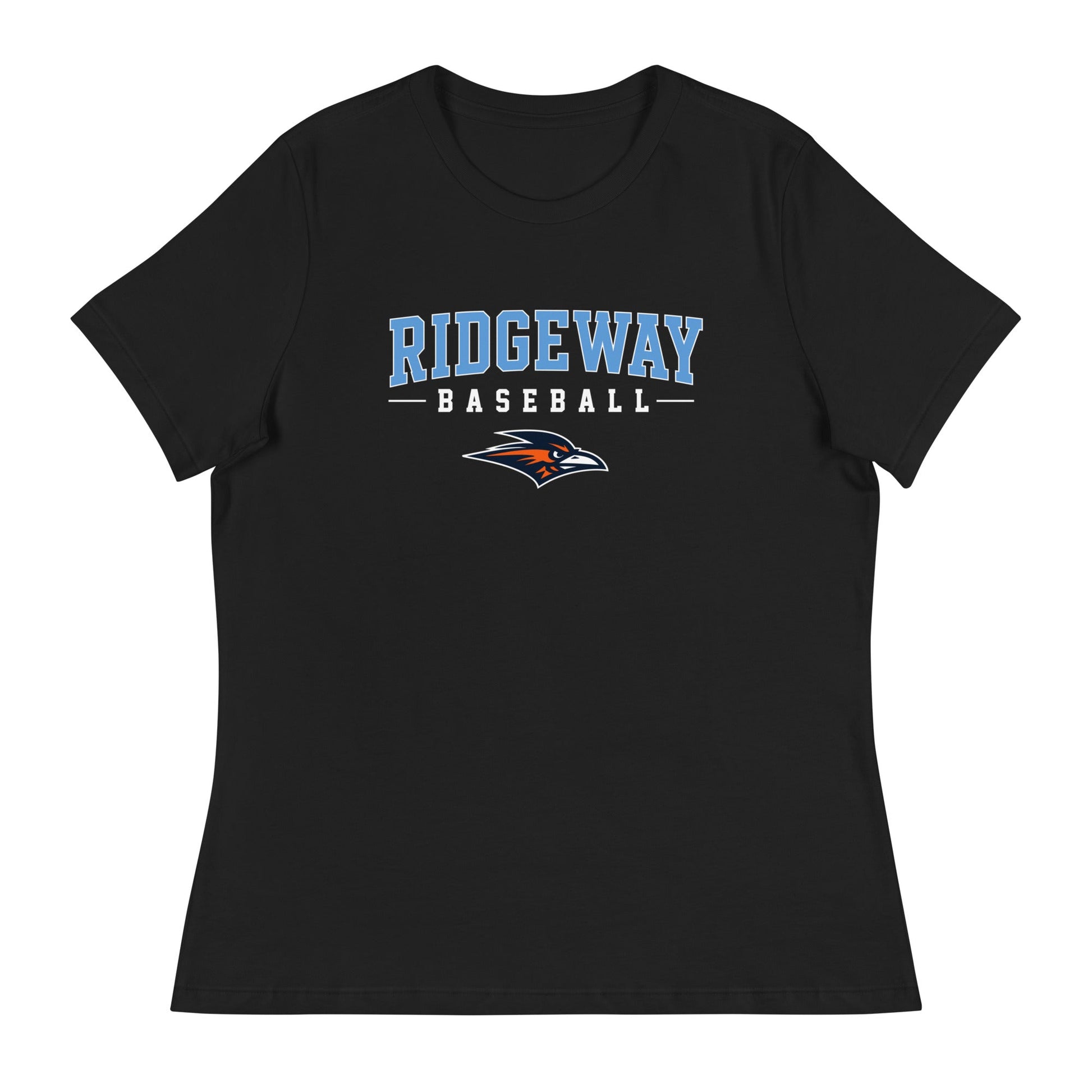 Performance | Women's Relaxed T Shirt | Ridgeway High School Baseball | Athletics Logo