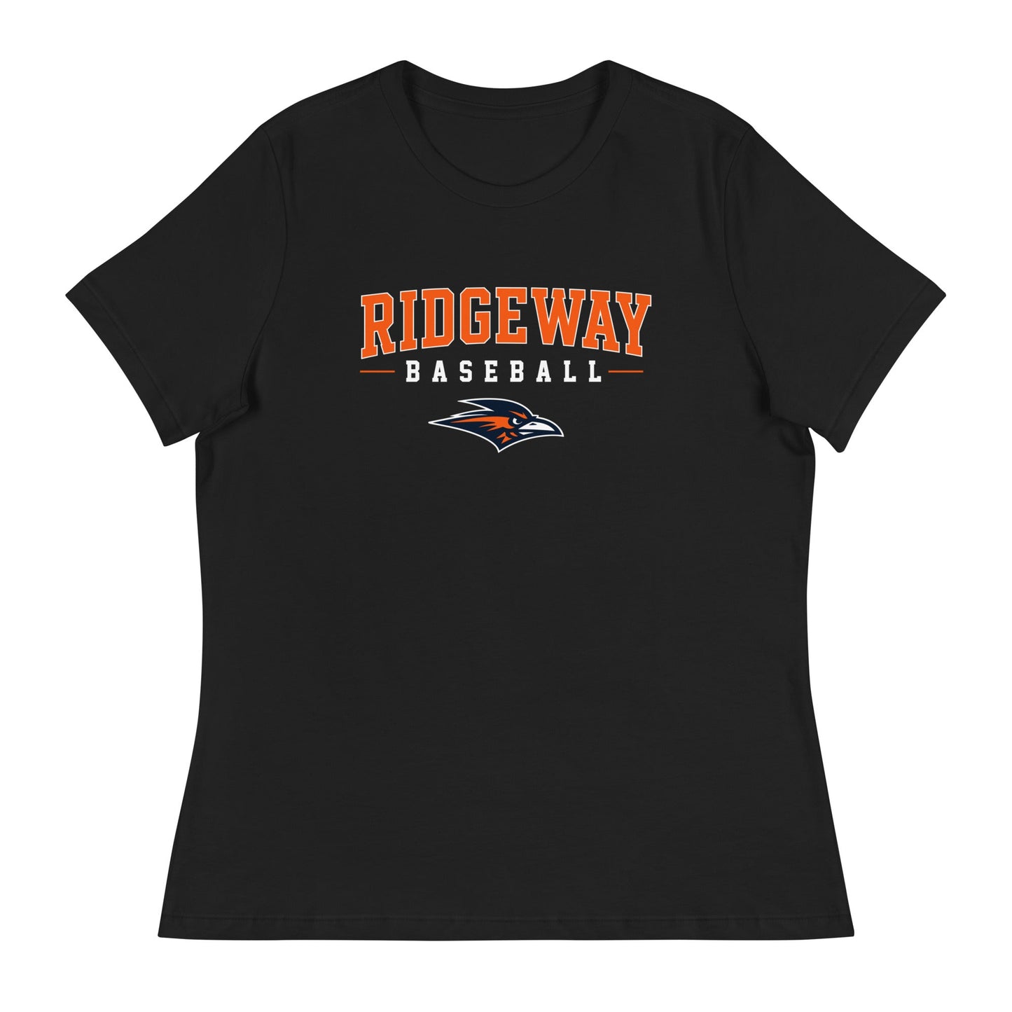 Performance | Women's Relaxed T Shirt | Ridgeway High School Baseball | Emblem Logo