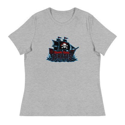 Performance | Women's Relaxed T Shirt | Roanoke Rapids Pirates | Black Sail Battlers Logo