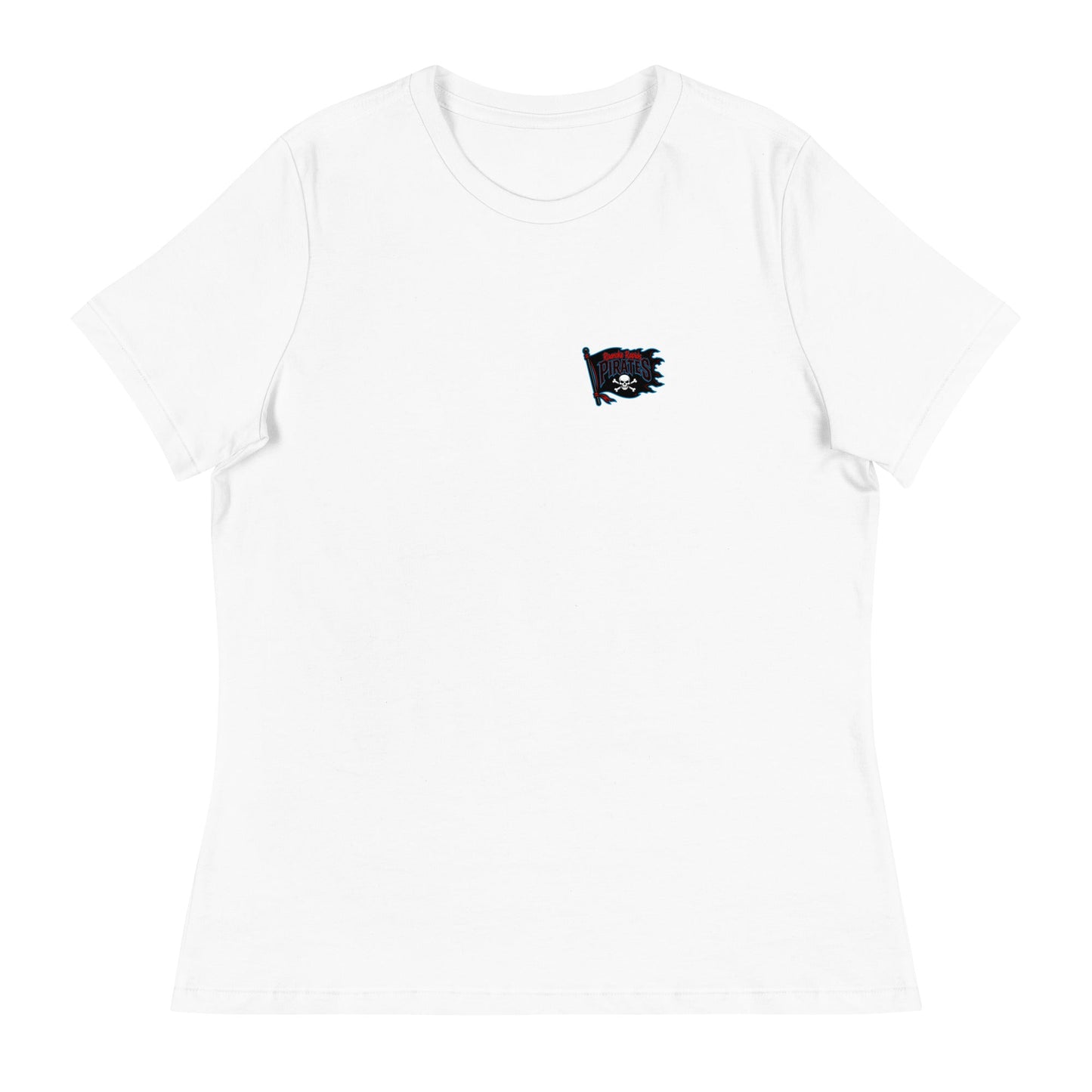 Performance | Women's Relaxed T Shirt | Roanoke Rapids Pirates | Blackwave Flag Logo