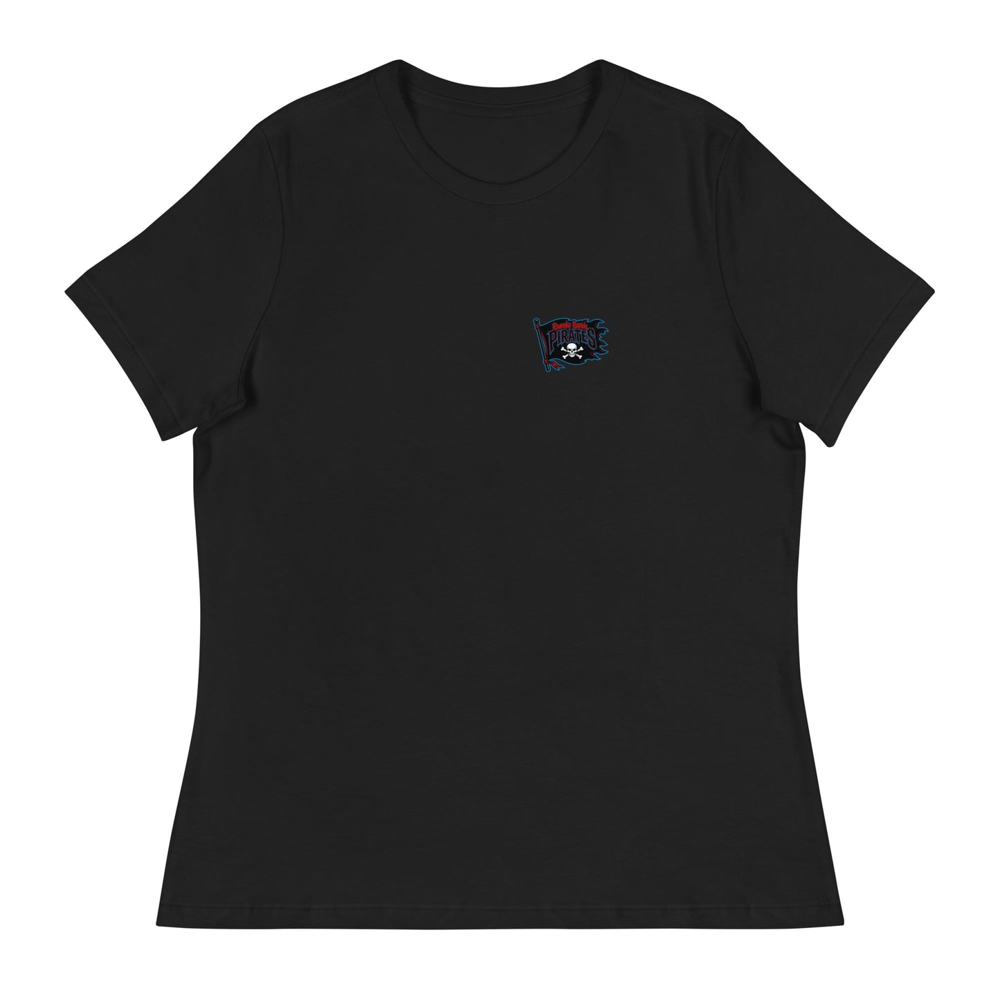 Performance | Women's Relaxed T Shirt | Roanoke Rapids Pirates | Blackwave Flag Logo