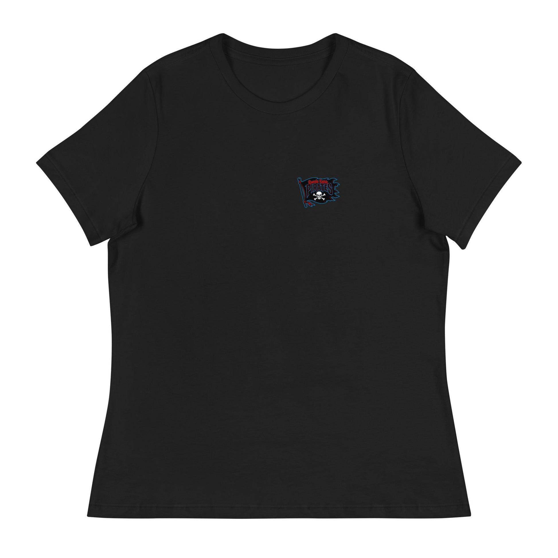 Performance | Women's Relaxed T Shirt | Roanoke Rapids Pirates | Blackwave Flag Logo