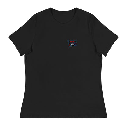 Performance | Women's Relaxed T Shirt | Roanoke Rapids Pirates | Blackwave Flag Logo