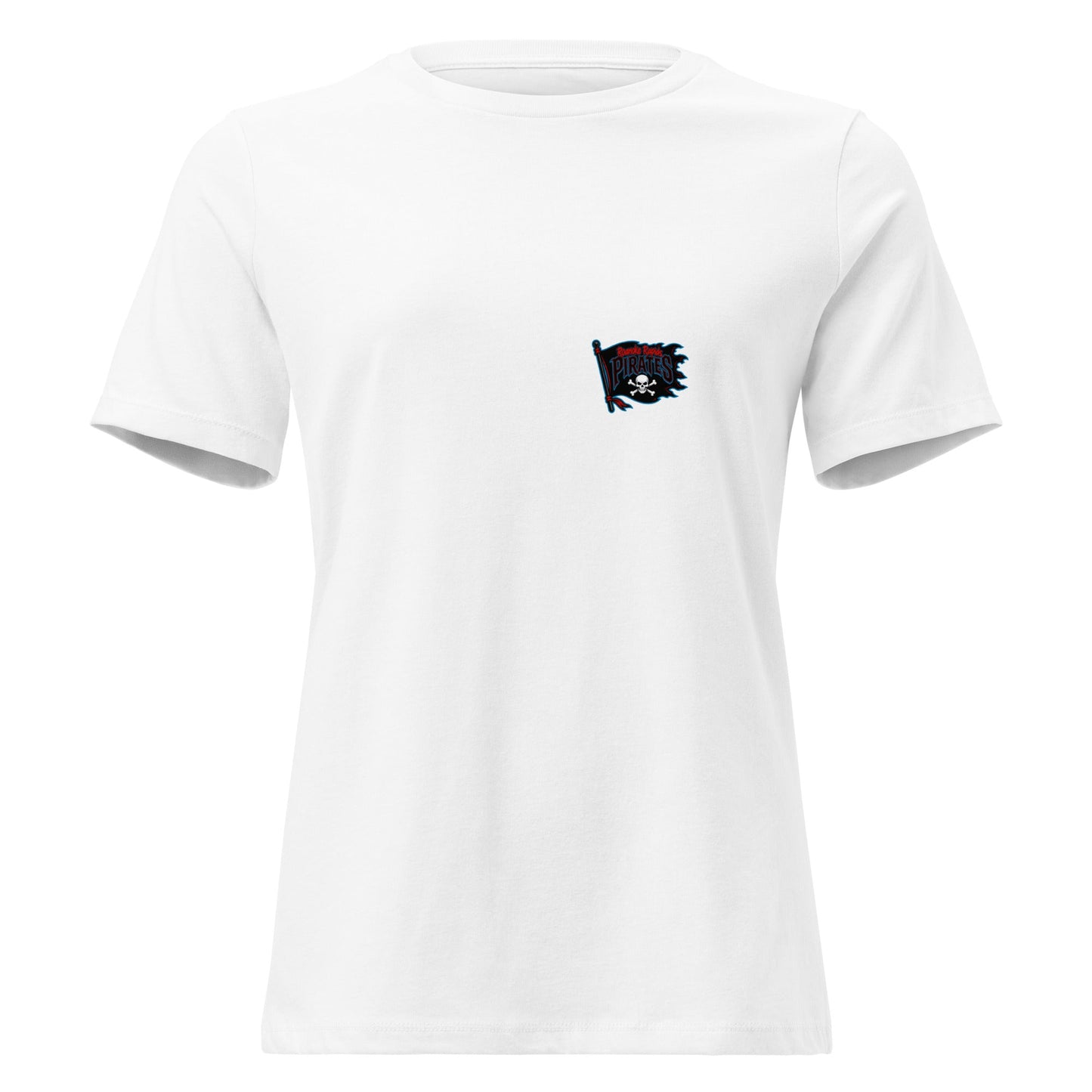Performance | Women's Relaxed T Shirt | Roanoke Rapids Pirates | Blackwave Flag Logo