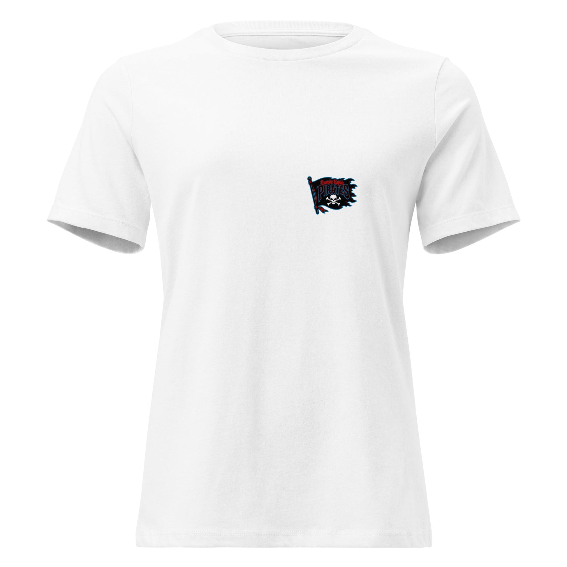 Performance | Women's Relaxed T Shirt | Roanoke Rapids Pirates | Blackwave Flag Logo