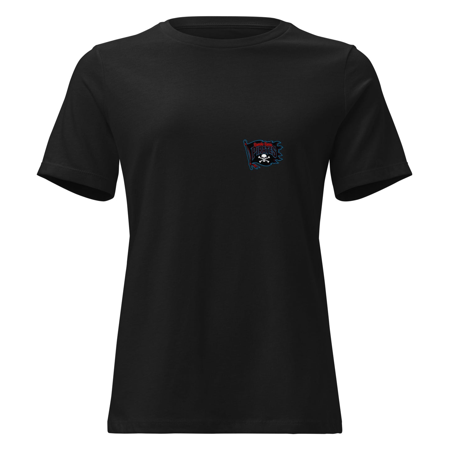 Performance | Women's Relaxed T Shirt | Roanoke Rapids Pirates | Blackwave Flag Logo