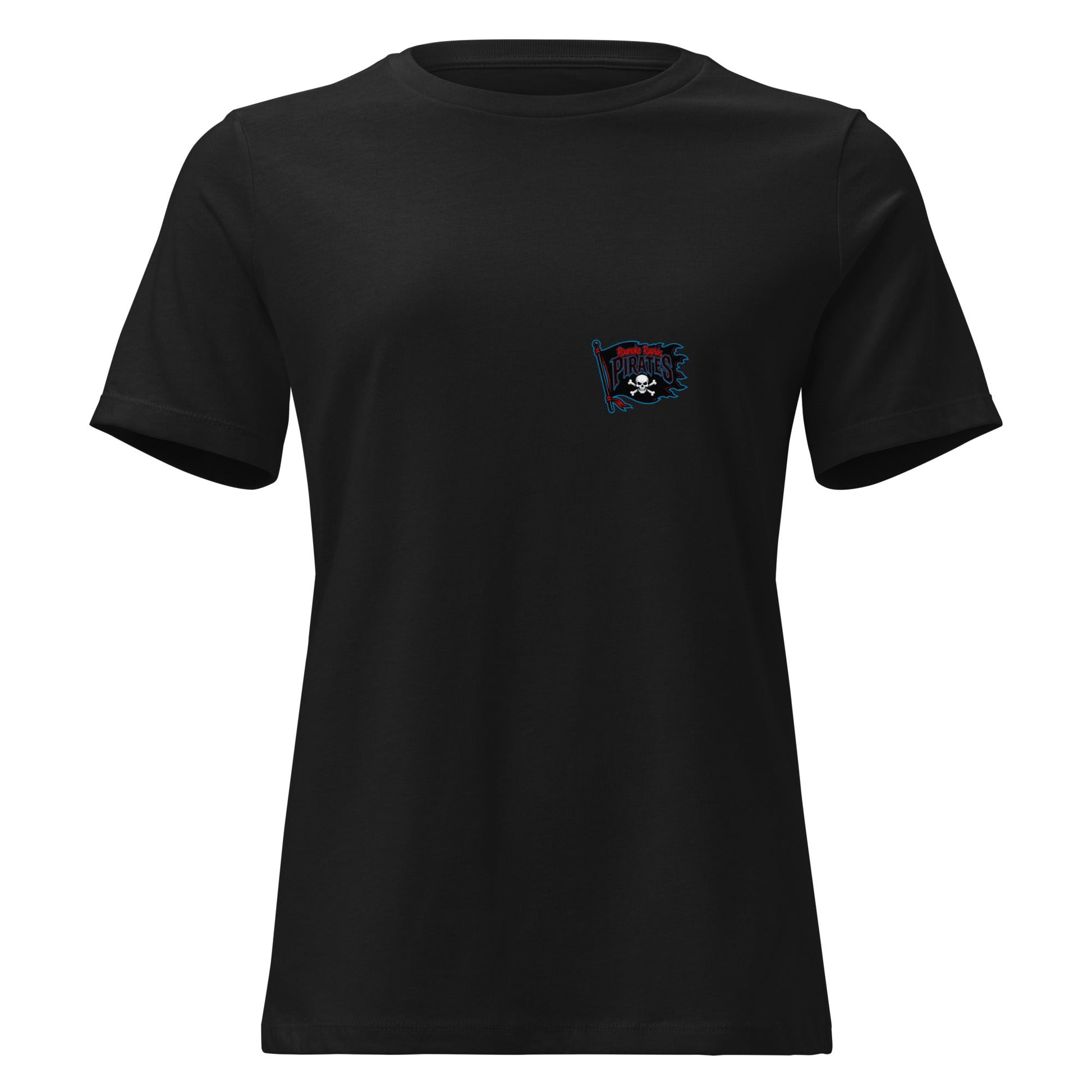 Performance | Women's Relaxed T Shirt | Roanoke Rapids Pirates | Blackwave Flag Logo