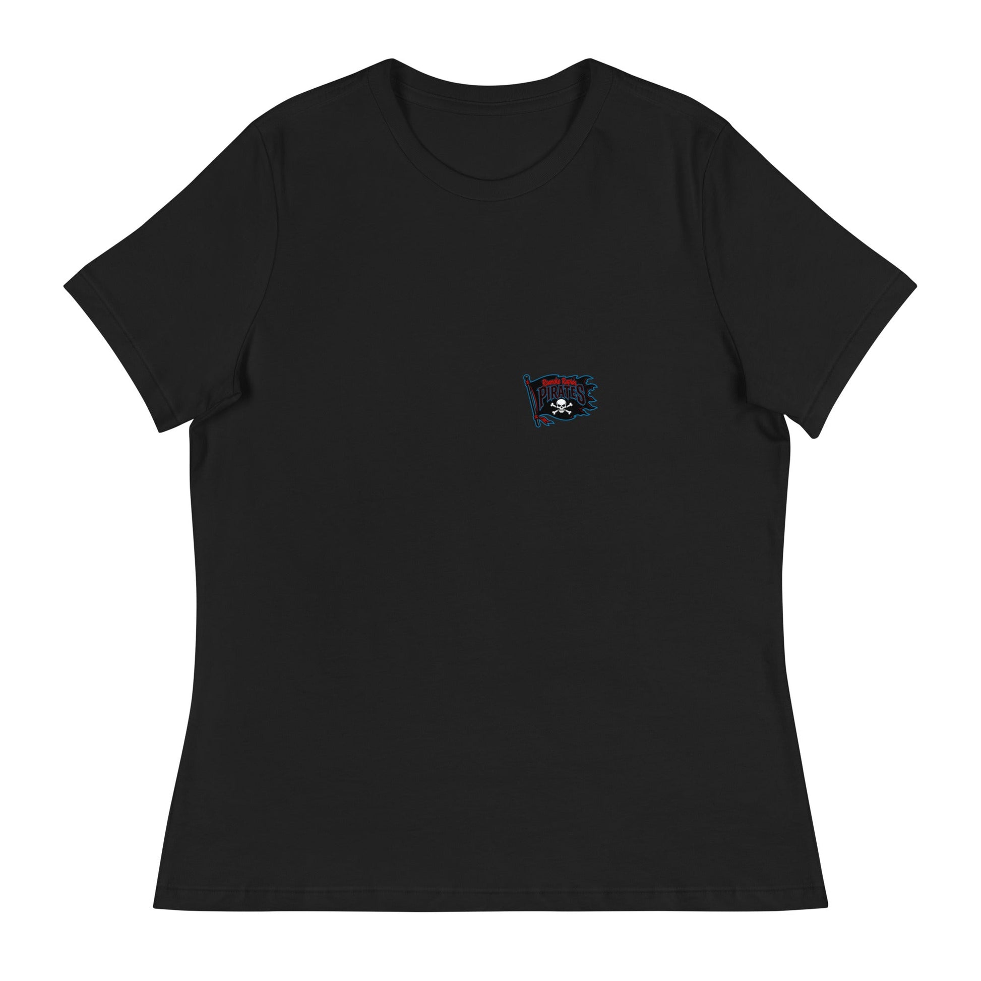 Performance | Women's Relaxed T Shirt | Roanoke Rapids Pirates | Blackwave Flag Logo