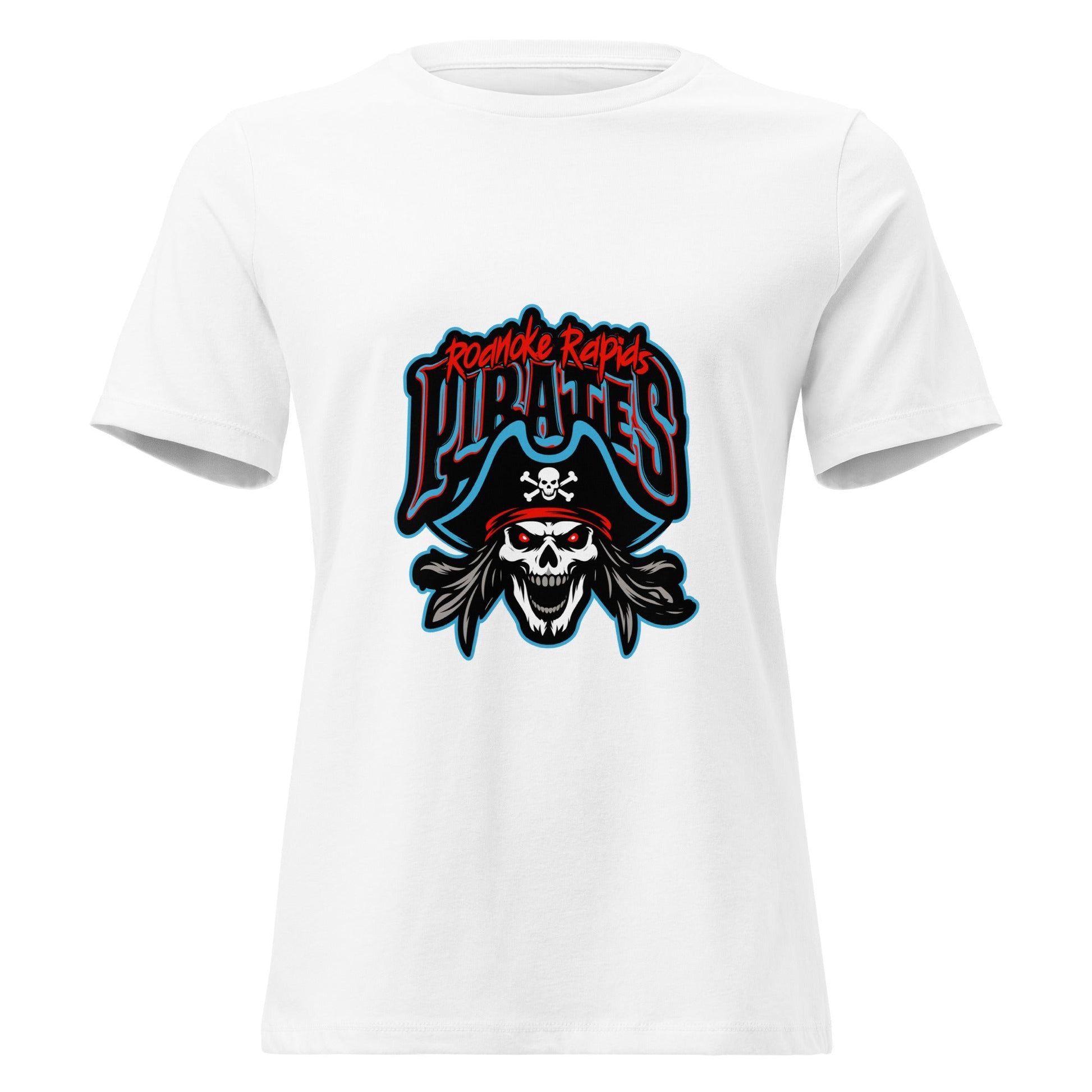 Performance | Women's Relaxed T Shirt | Roanoke Rapids Pirates | Reaver Captain Logo