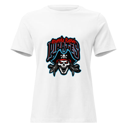 Performance | Women's Relaxed T Shirt | Roanoke Rapids Pirates | Reaver Captain Logo