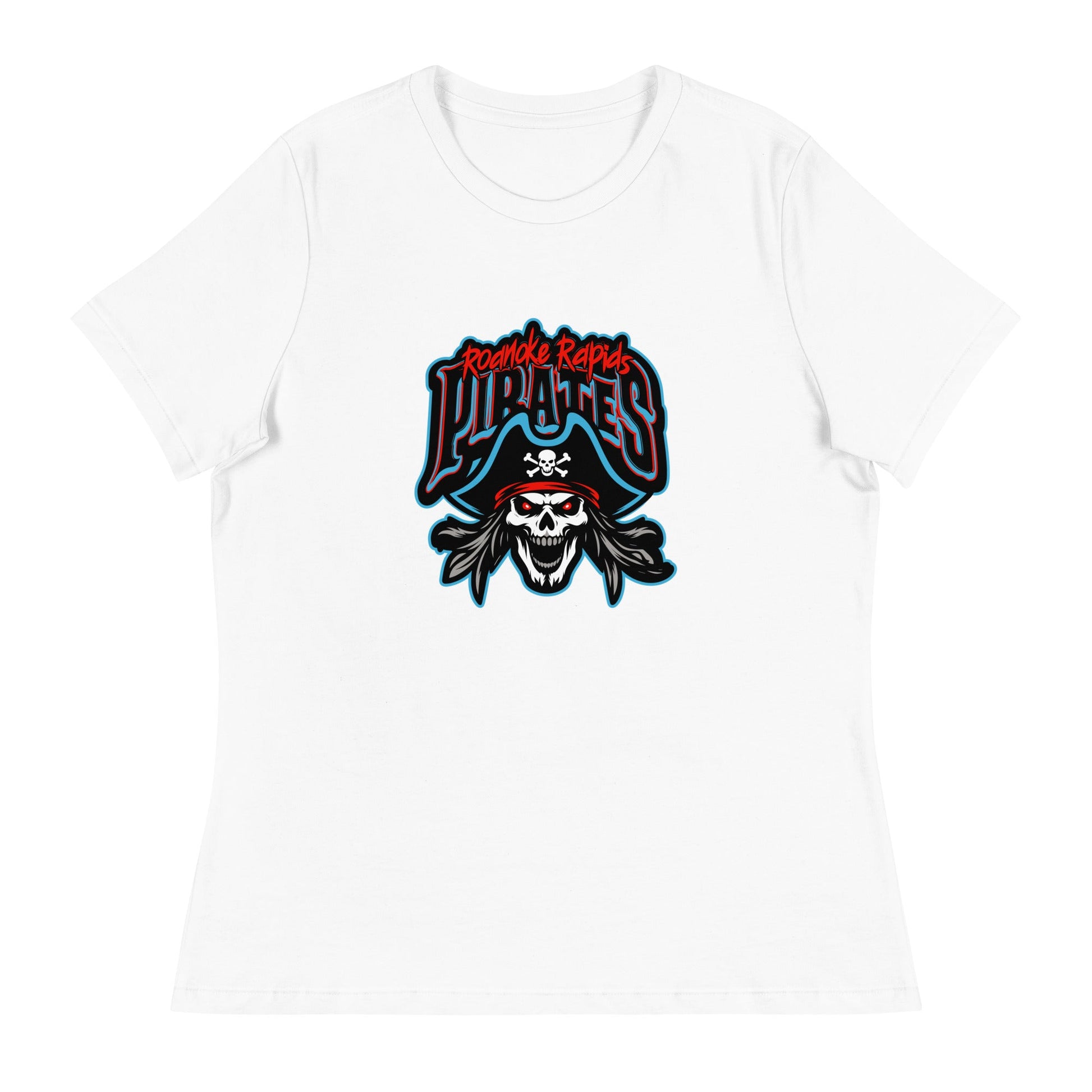 Performance | Women's Relaxed T Shirt | Roanoke Rapids Pirates | Reaver Captain Logo