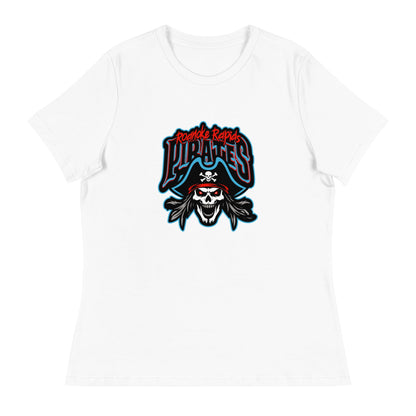 Performance | Women's Relaxed T Shirt | Roanoke Rapids Pirates | Reaver Captain Logo
