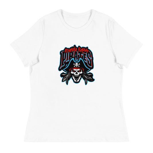 Performance | Women's Relaxed T Shirt | Roanoke Rapids Pirates | Reaver Captain Logo