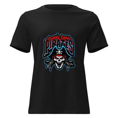 Performance | Women's Relaxed T Shirt | Roanoke Rapids Pirates | Reaver Captain Logo
