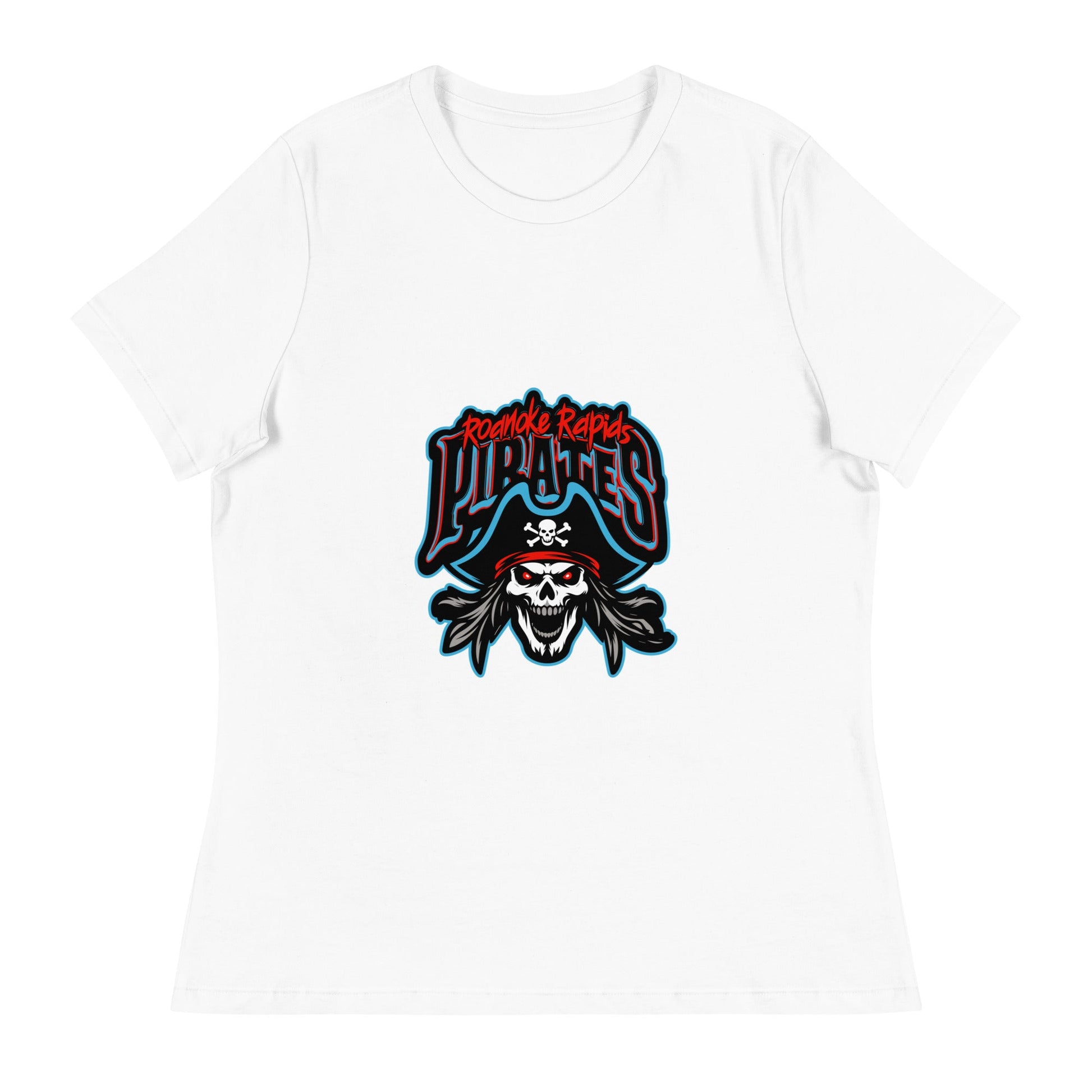 Performance | Women's Relaxed T Shirt | Roanoke Rapids Pirates | Reaver Captain Logo
