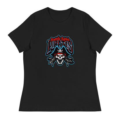 Performance | Women's Relaxed T Shirt | Roanoke Rapids Pirates | Reaver Captain Logo