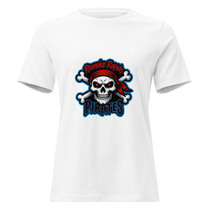 Performance | Women's Relaxed T Shirt | Roanoke Rapids Pirates | River Raiders Logo