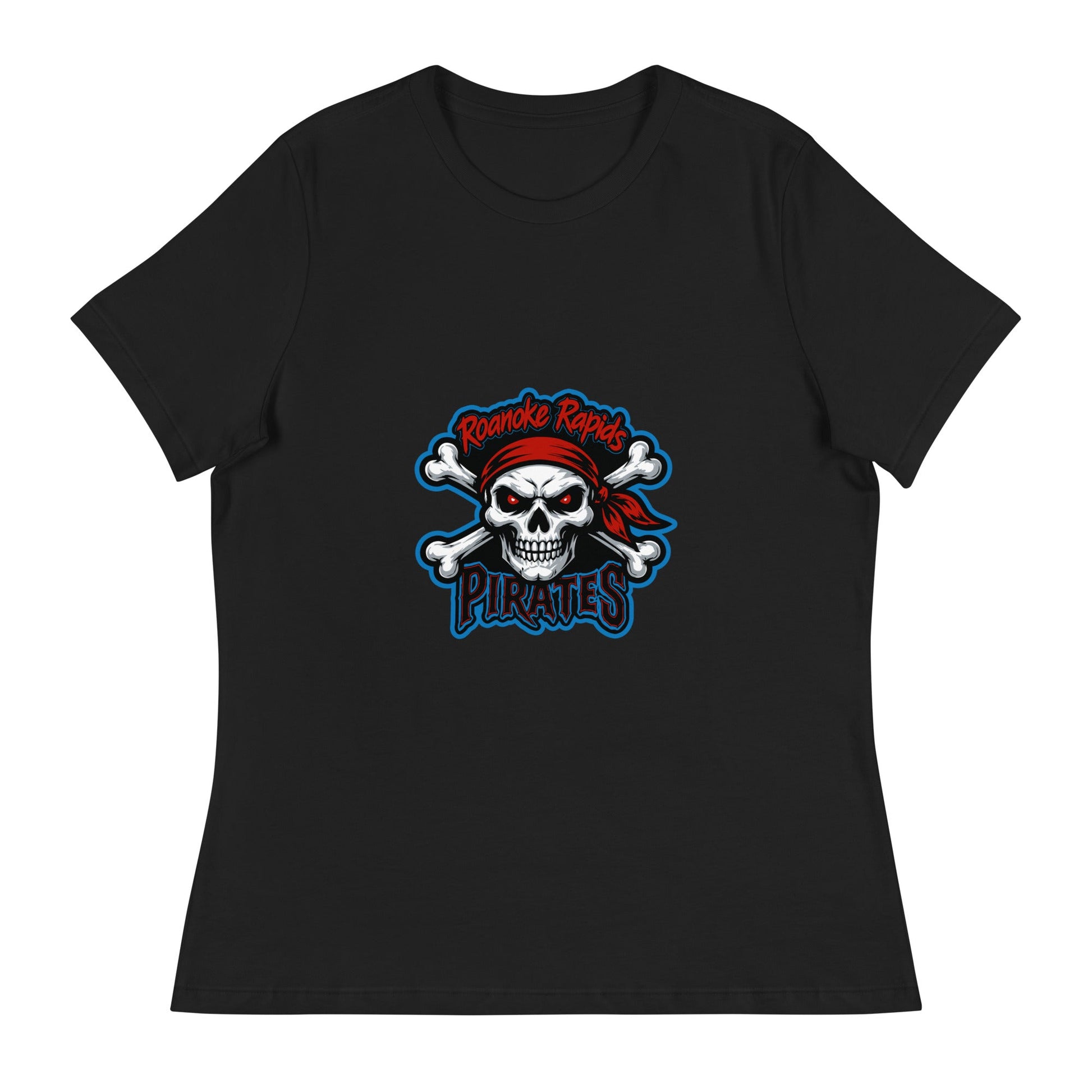 Performance | Women's Relaxed T Shirt | Roanoke Rapids Pirates | River Raiders Logo