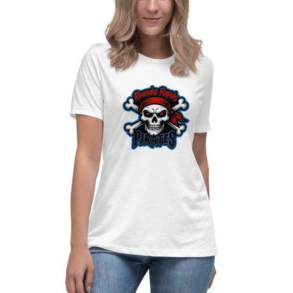 Performance | Women's Relaxed T Shirt | Roanoke Rapids Pirates | River Raiders Logo
