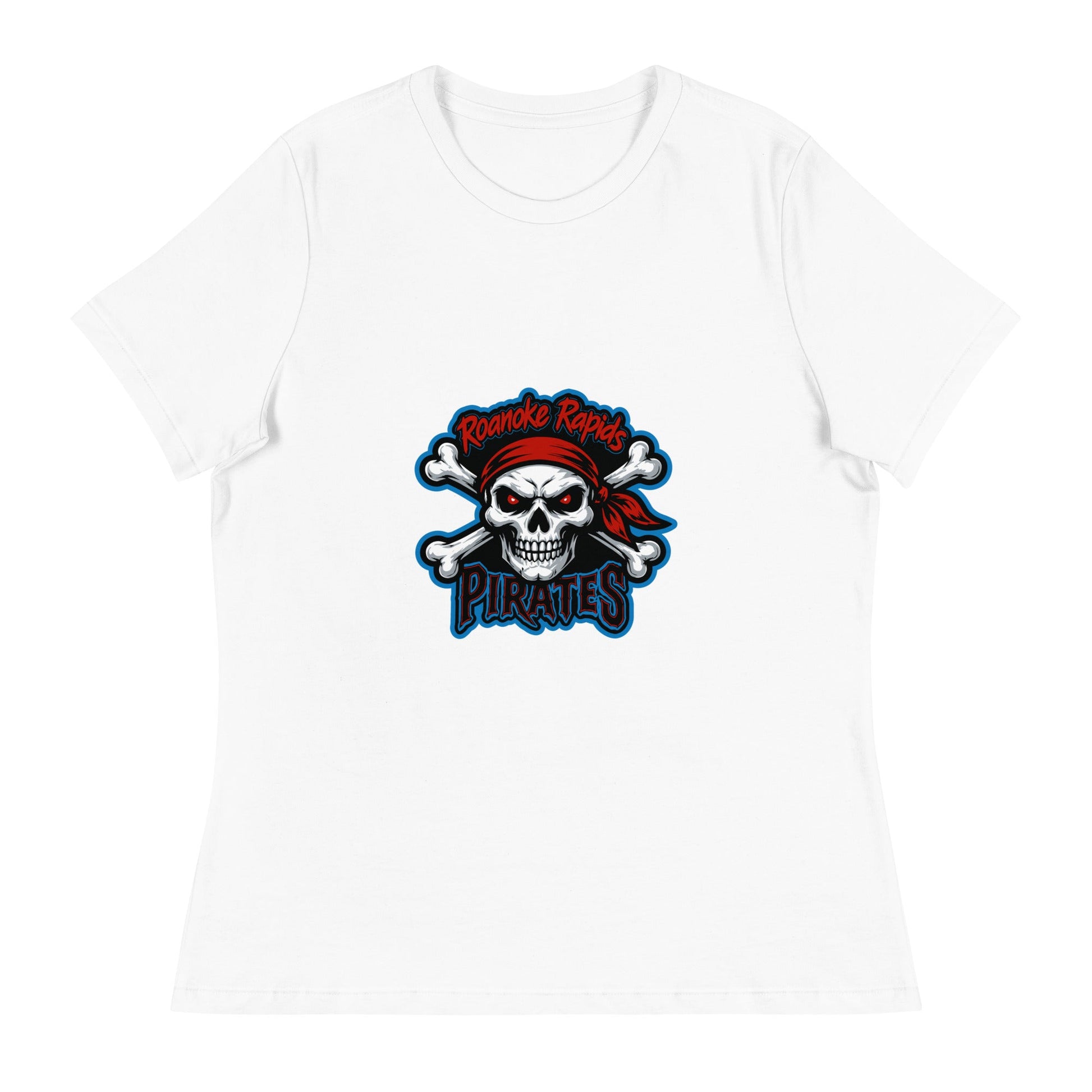 Performance | Women's Relaxed T Shirt | Roanoke Rapids Pirates | River Raiders Logo