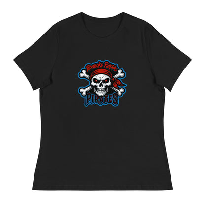 Performance | Women's Relaxed T Shirt | Roanoke Rapids Pirates | River Raiders Logo