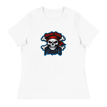 Performance | Women's Relaxed T Shirt | Roanoke Rapids Pirates | River Raiders Logo