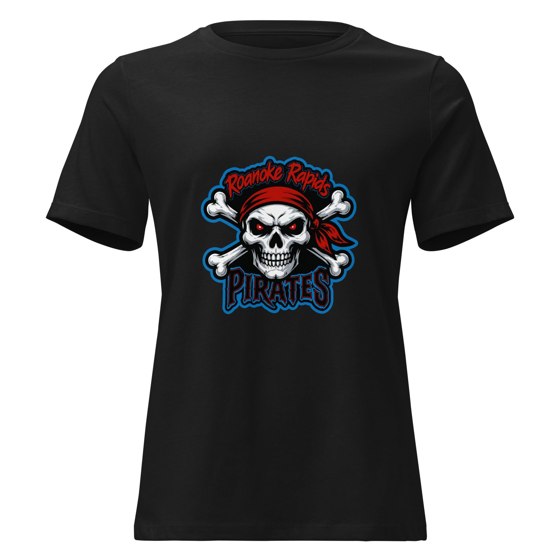 Performance | Women's Relaxed T Shirt | Roanoke Rapids Pirates | River Raiders Logo