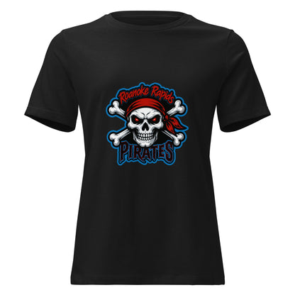 Performance | Women's Relaxed T Shirt | Roanoke Rapids Pirates | River Raiders Logo