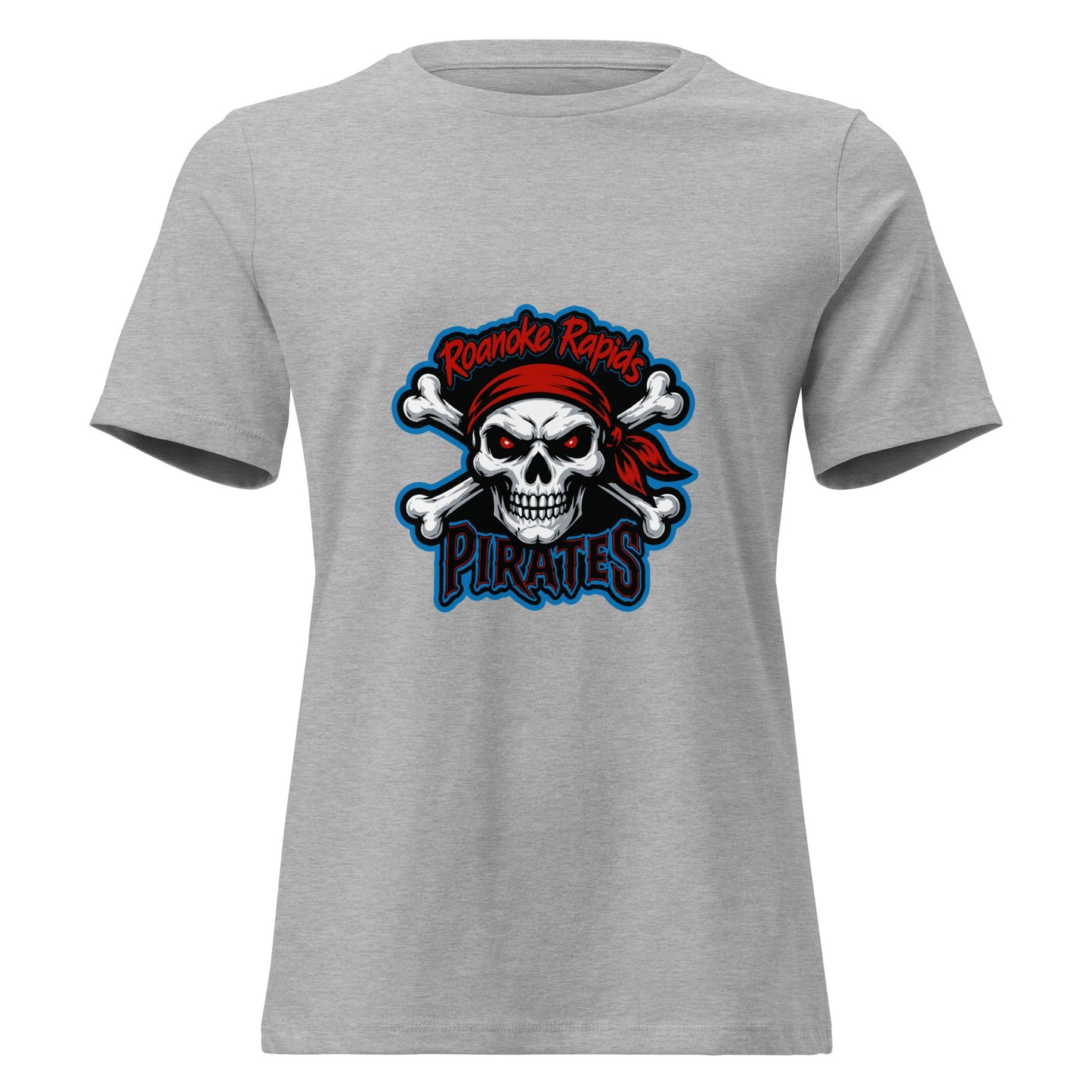 Performance | Women's Relaxed T Shirt | Roanoke Rapids Pirates | River Raiders Logo