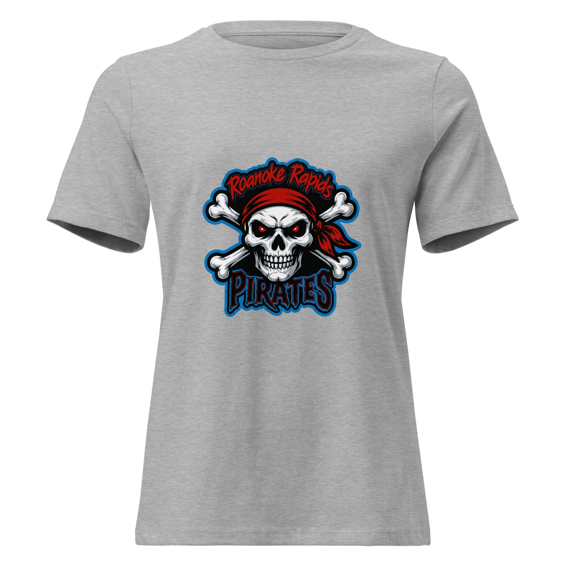 Performance | Women's Relaxed T Shirt | Roanoke Rapids Pirates | River Raiders Logo