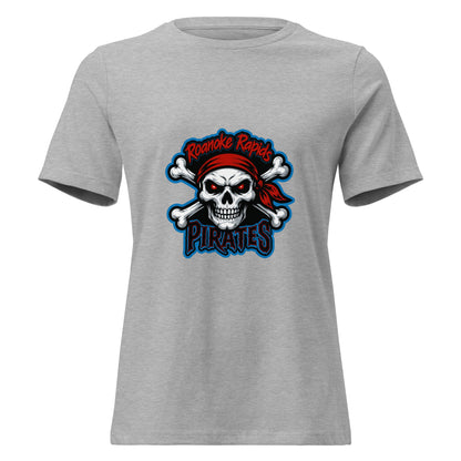 Performance | Women's Relaxed T Shirt | Roanoke Rapids Pirates | River Raiders Logo