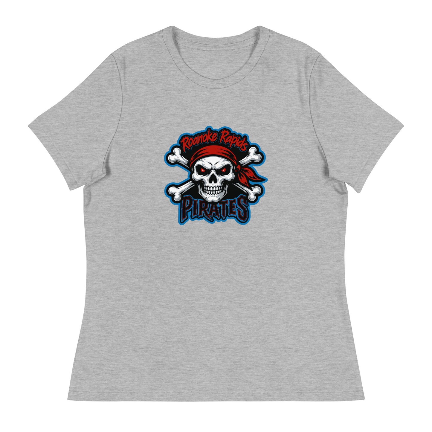 Performance | Women's Relaxed T Shirt | Roanoke Rapids Pirates | River Raiders Logo
